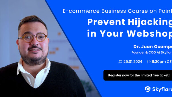 E-commerce Business Course on Point: Prevent Hijacking in Your Webshop