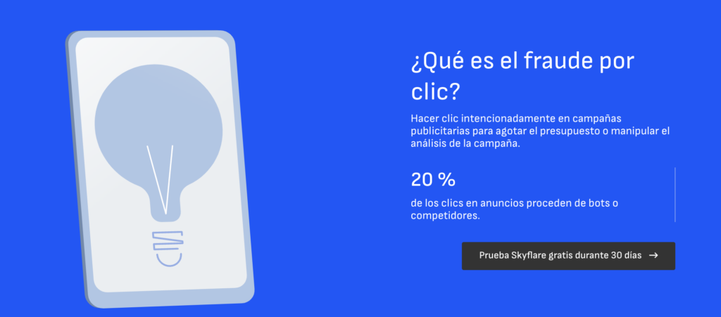 Aunque Google Ads ofrece grandes oportunidades para impulsar tu negocio, amenazas dañinas como el fraude de clics y los bots de clics están en aumento. Estas prácticas pueden desviar silenciosamente tu presupuesto publicitario sin generar un compromiso genuino o conversiones.